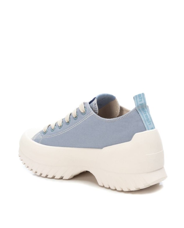 REFRESH 170802 - Sneakers In Tela Donna - Scarpe Basse Vegan Con Lacci E Suola Gomma Antiscivolo (Taglia 38, Colore Blu) - 2