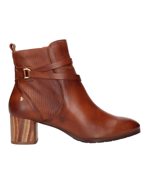 Pikolinos Calafat W1Z-5656C1 – Scarpe Mary Jane Donna In Pelle Morbida Con Tacco Medio E Soletta Imbottita