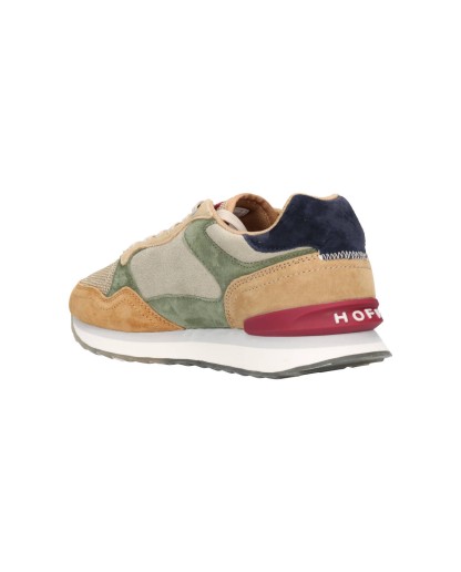 Hoff Viridis Woman - Sneaker Donna In Pelle Verde Con Dettagli Oro, Ispirata Agli Anni '90, Suola EVA/TPR